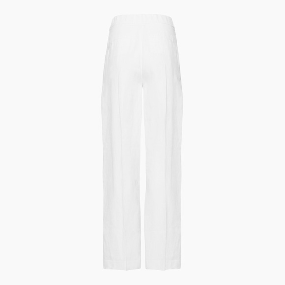 NWT Aritzia Wilfred The Limitless Linen Pant in LIMITED EDITION white, size 00 - Picture 2 of 12